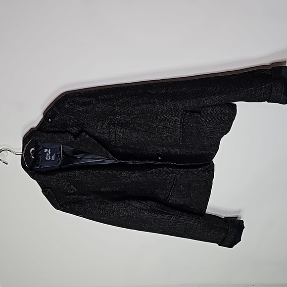 American Eagle XL black and gray wool blazer - Picture 2 of 6